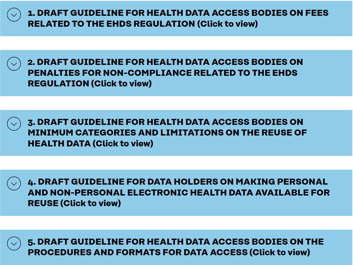 EU Konsultationen (2. Runde) zur Sekundärdatennutzung im EHDS offen